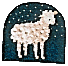 sheep Christmas by "Tapisserie de France"