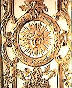Decorative ornament from the Versailles castle.