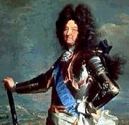 The king Louis the fourteenth. Picture of Rigaud. Prado Museum to Madrid