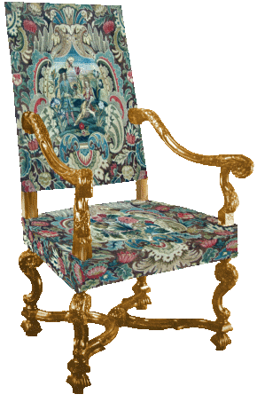 Armchair WilliamIII and Mary