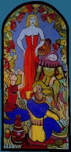 Vendanges Tapisserie Moyen-Ages