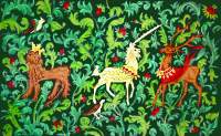 Licorne, Cerf, Lion